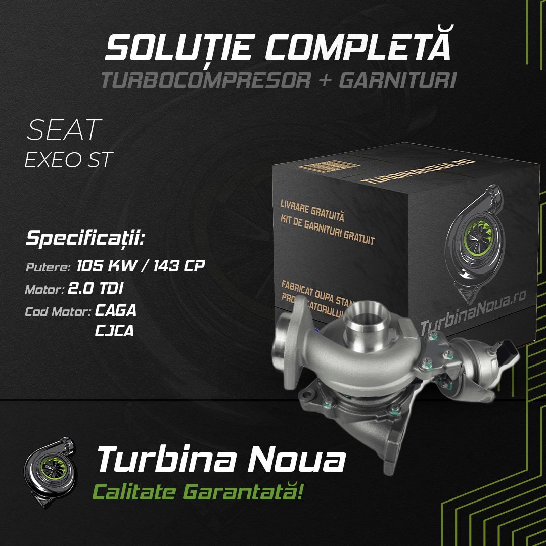 Turbina SEAT EXEO ST 2.0 TDI 105 KW / 143 CP Noua - Image 2