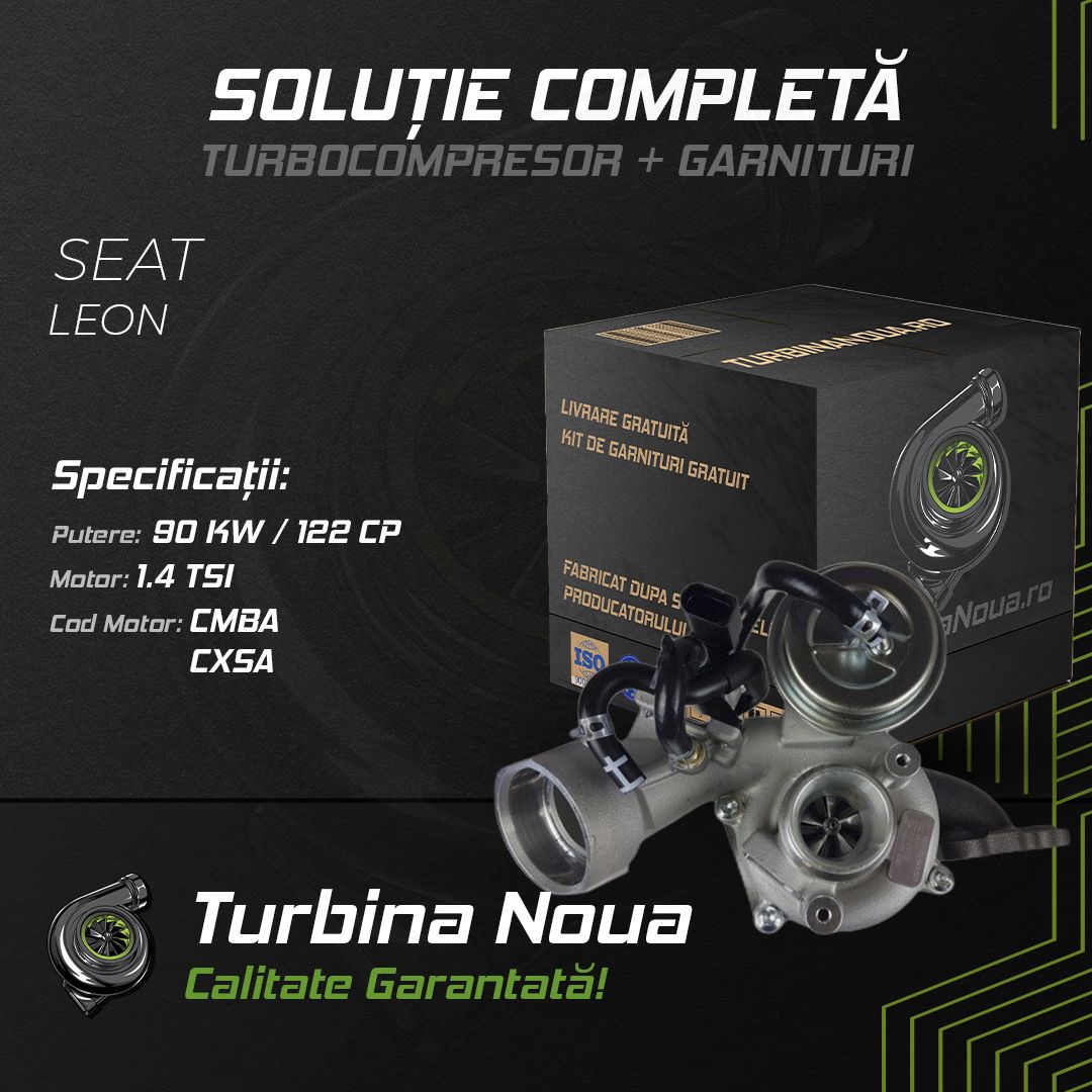 Turbina SEAT LEON 1.4 TSI 90 KW / 122 CP Noua - Image 2