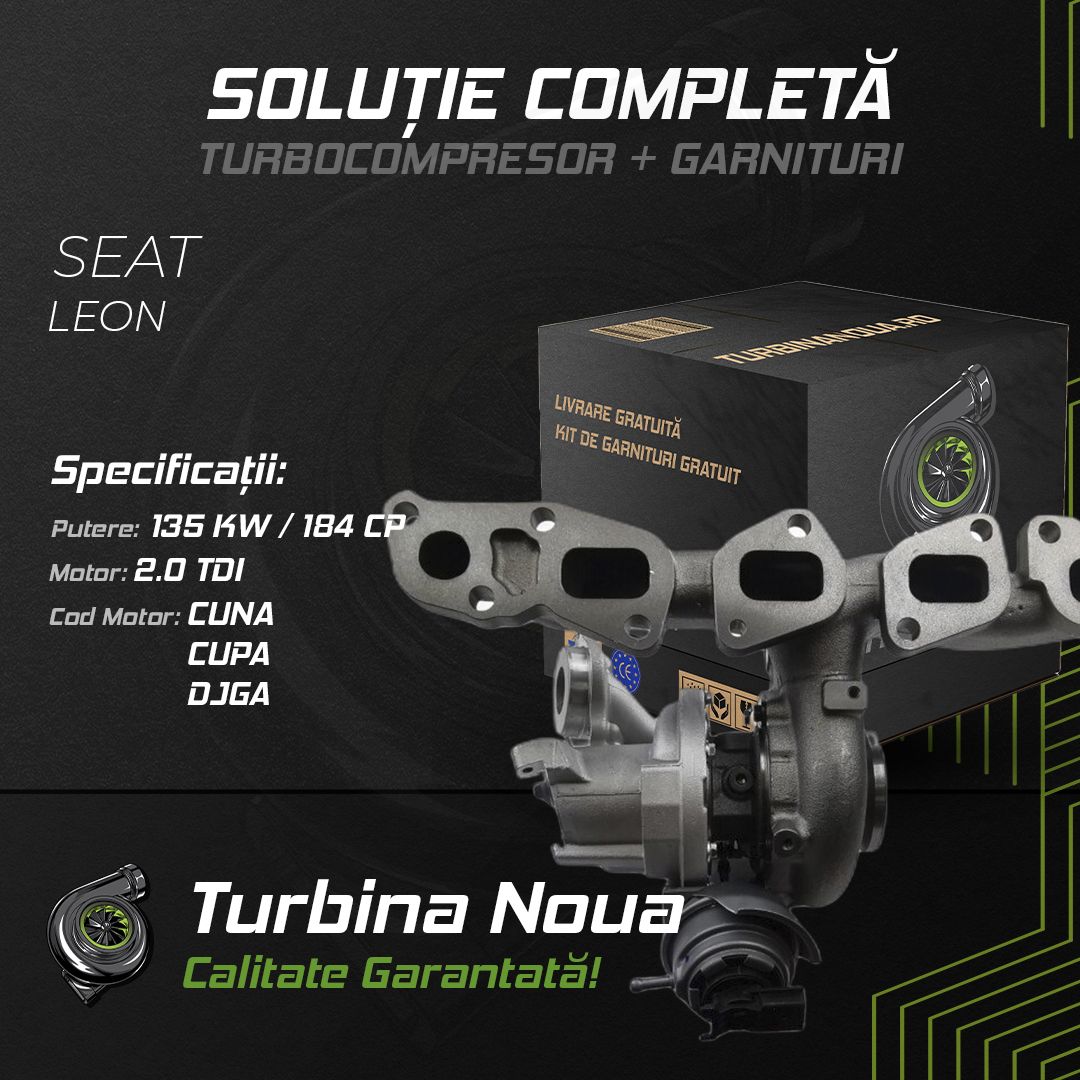 Turbina SEAT LEON 2.0 TDI 135 KW / 184 CP Noua - Image 2