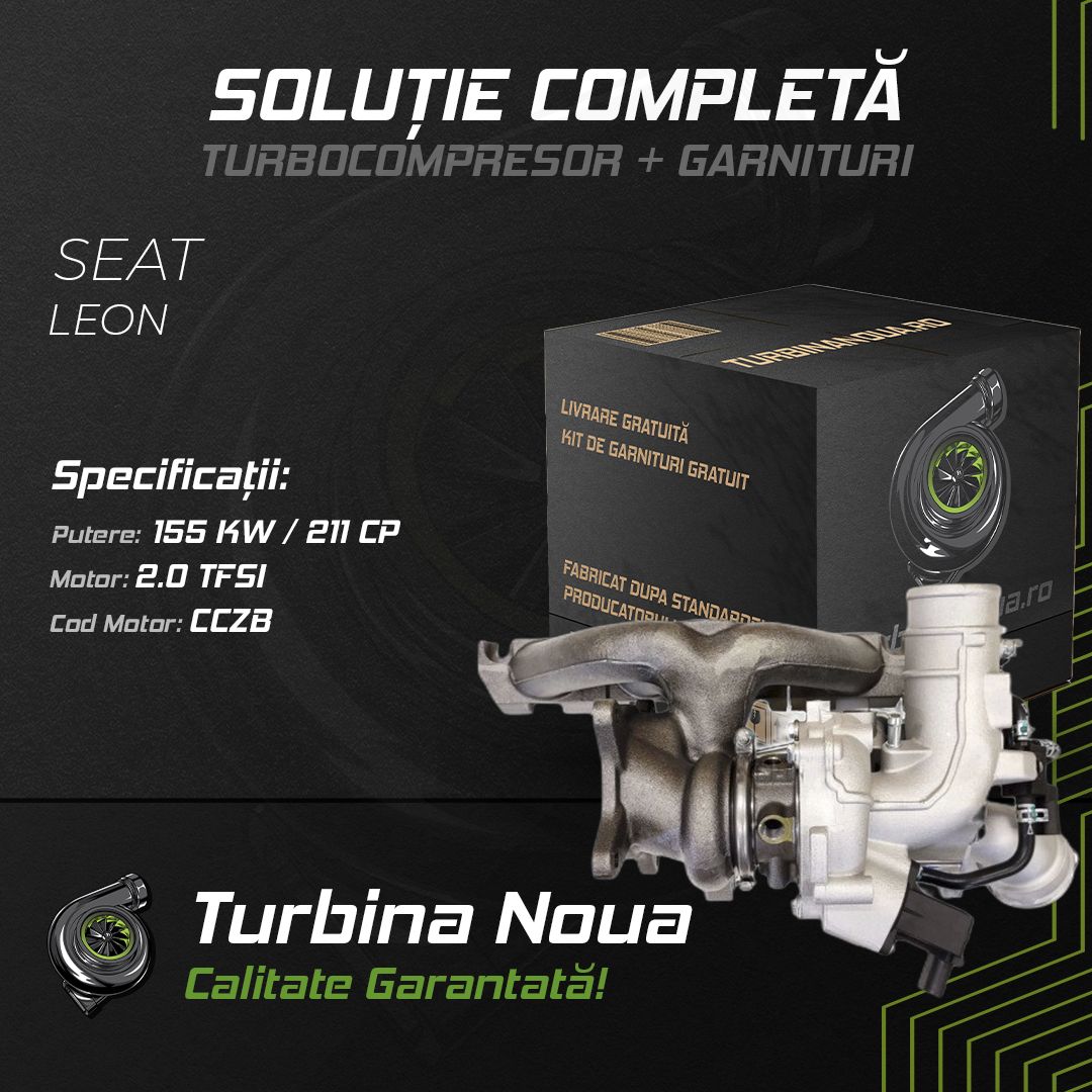 Turbina SEAT LEON 2.0 TFSI 155 KW / 211 CP Noua - Image 2