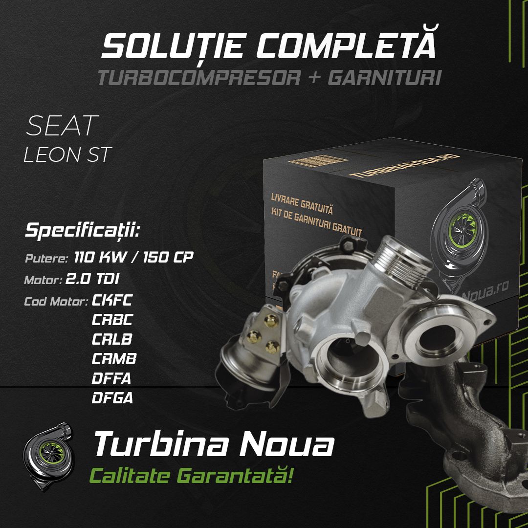 Turbina SEAT LEON ST 2.0 TDI 110 KW / 150 CP Noua - Image 2