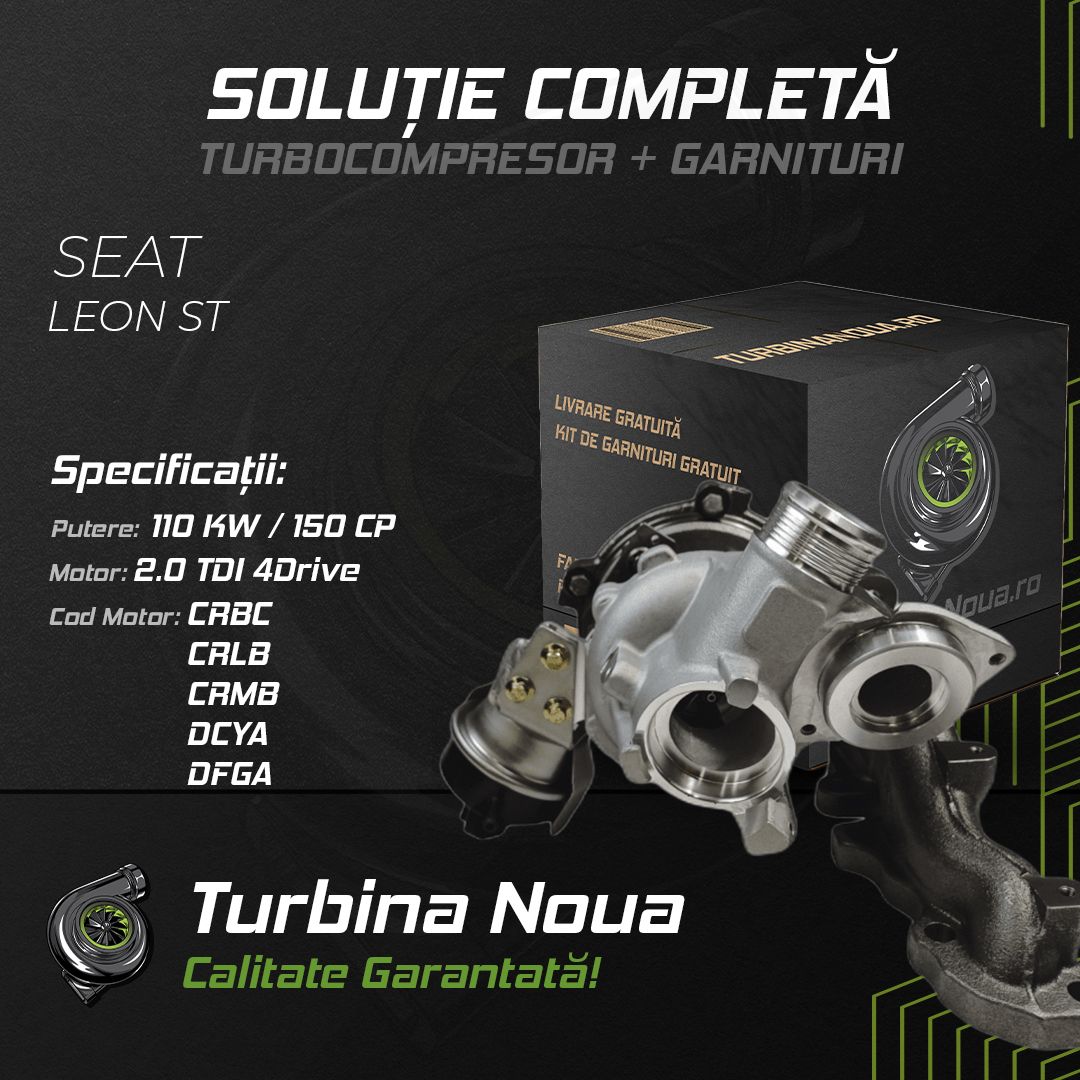 Turbina SEAT LEON ST 2.0 TDI 4Drive 110 KW / 150 CP Noua - Image 2