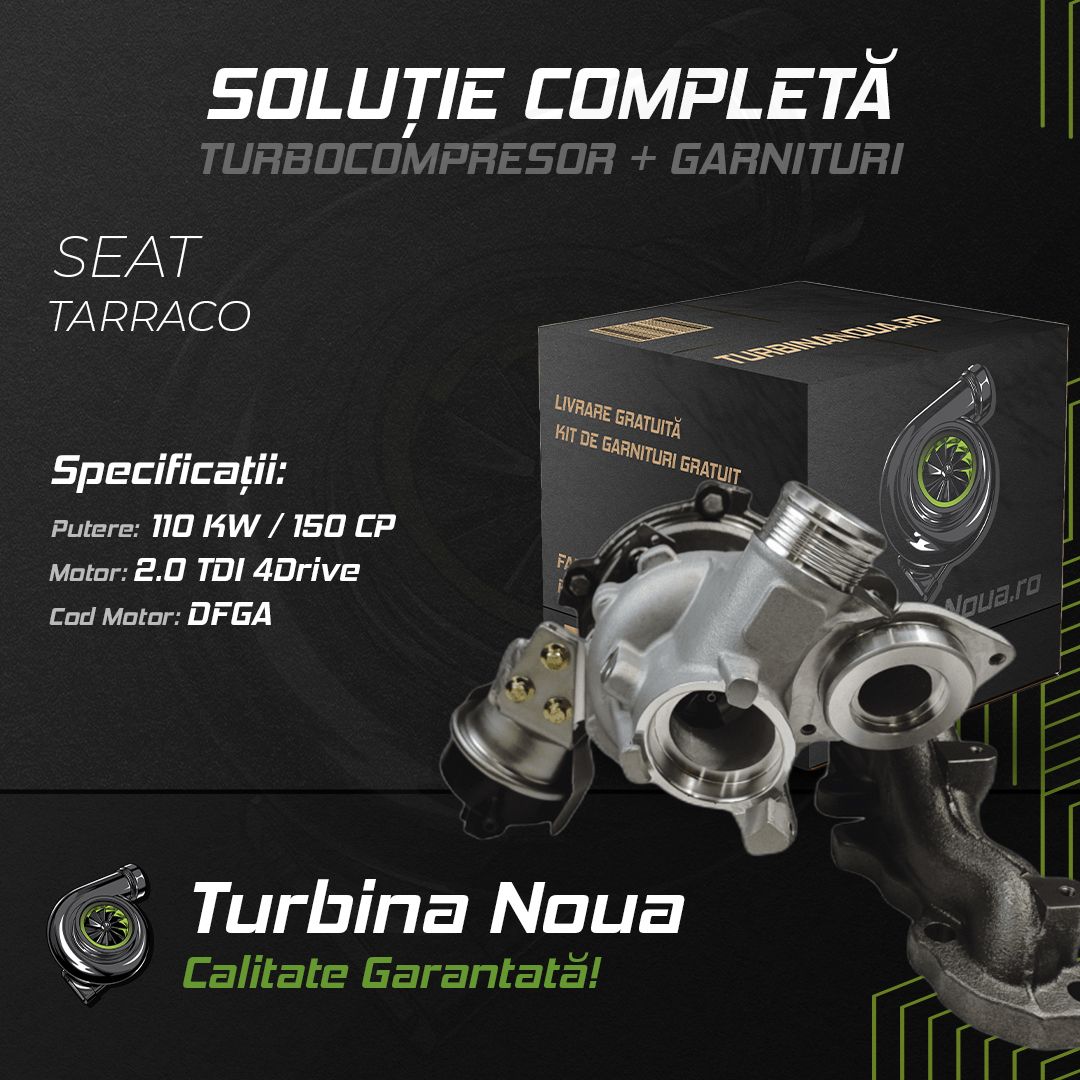 Turbina SEAT TARRACO 2.0 TDI 4Drive 110 KW / 150 CP Noua - Image 2