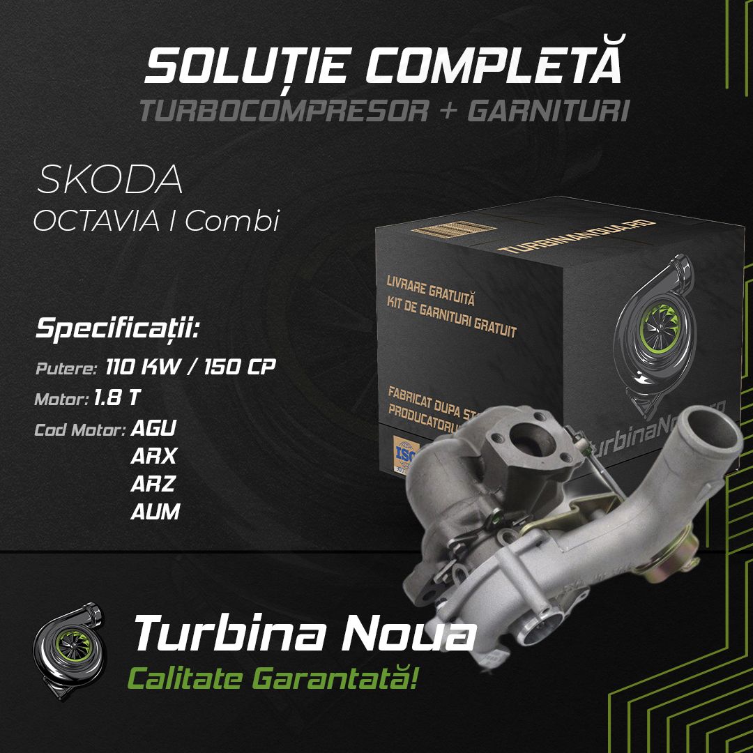 Turbina SKODA OCTAVIA I Combi 1.8 T 110 KW / 150 CP Noua - Image 2