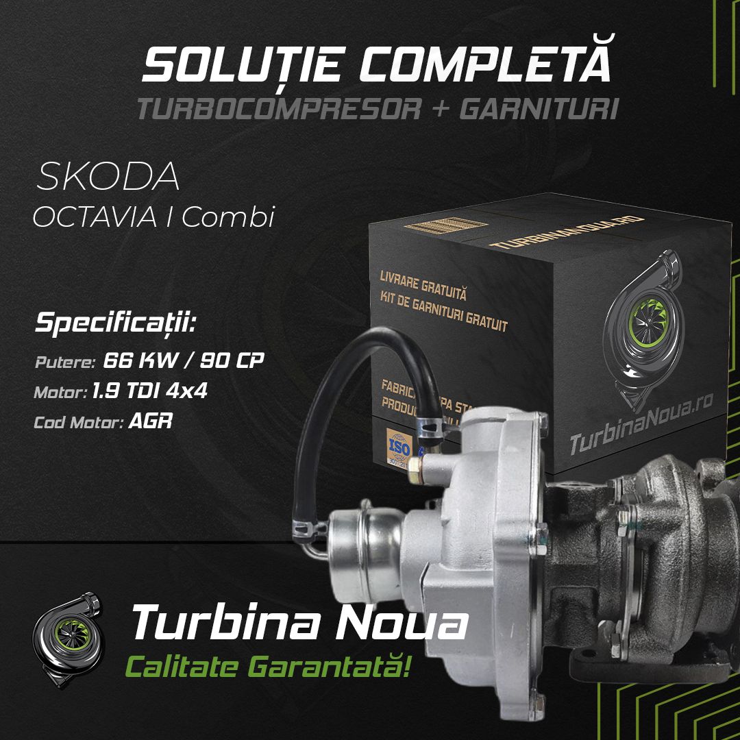 Turbina SKODA OCTAVIA I Combi 1.9 TDI 4x4 66 KW / 90 CP Noua - Image 2