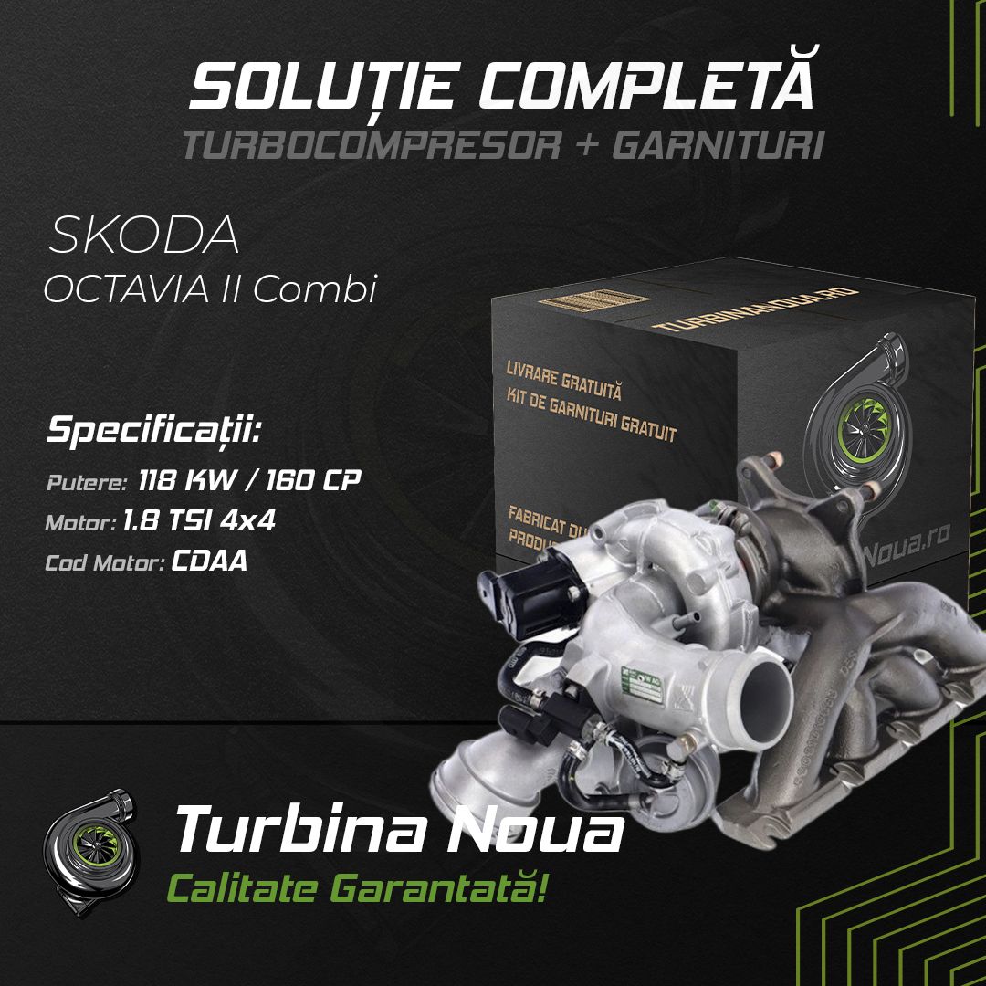 Turbina SKODA OCTAVIA II Combi 1.8 TSI 4x4 118 KW / 160 CP Noua - Image 2