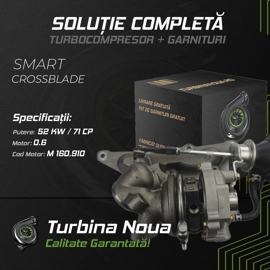 Turbina SMART CROSSBLADE 0.6 52 KW / 71 CP Noua - Image 2