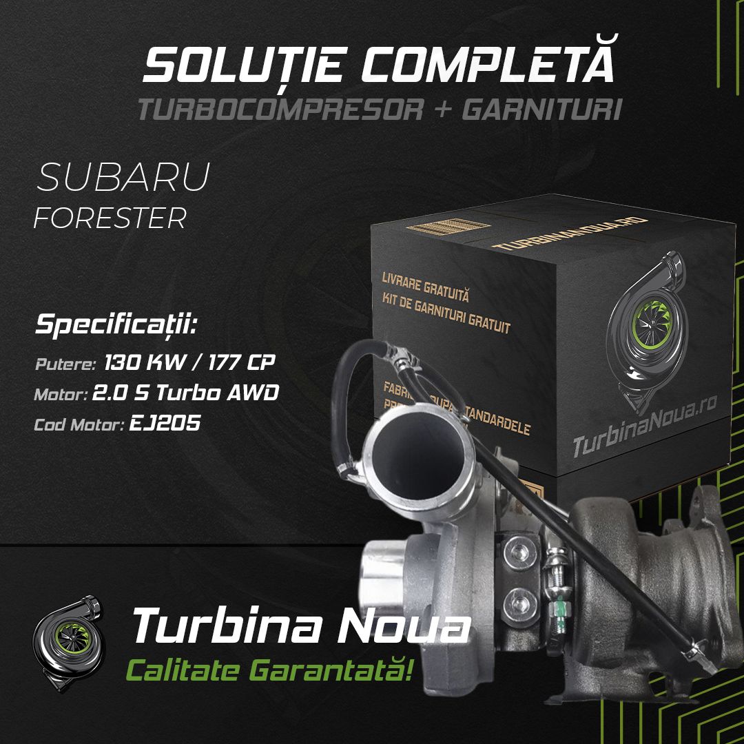 Turbina SUBARU FORESTER 2.0 S Turbo AWD 130 KW / 177 CP Noua - Image 2