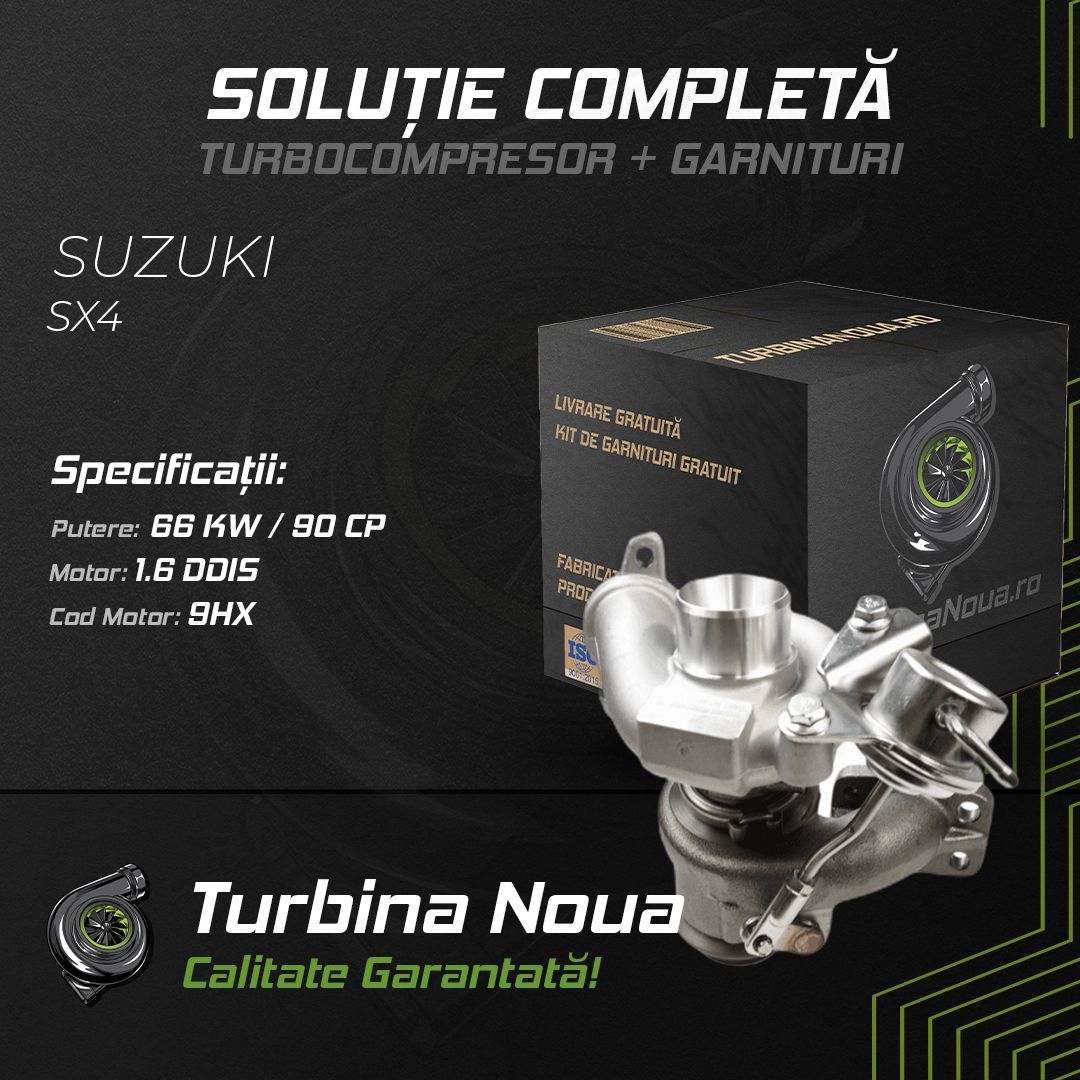 Turbina SUZUKI SX4 1.6 DDIS 66 KW / 90 CP Noua - Image 2