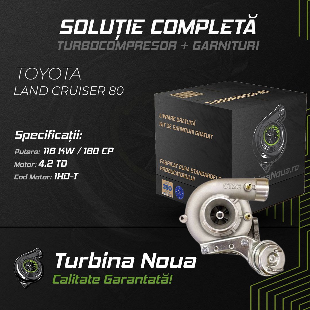 Turbina TOYOTA LAND CRUISER 80 4.2 TD 118 KW / 160 CP Noua - Image 2
