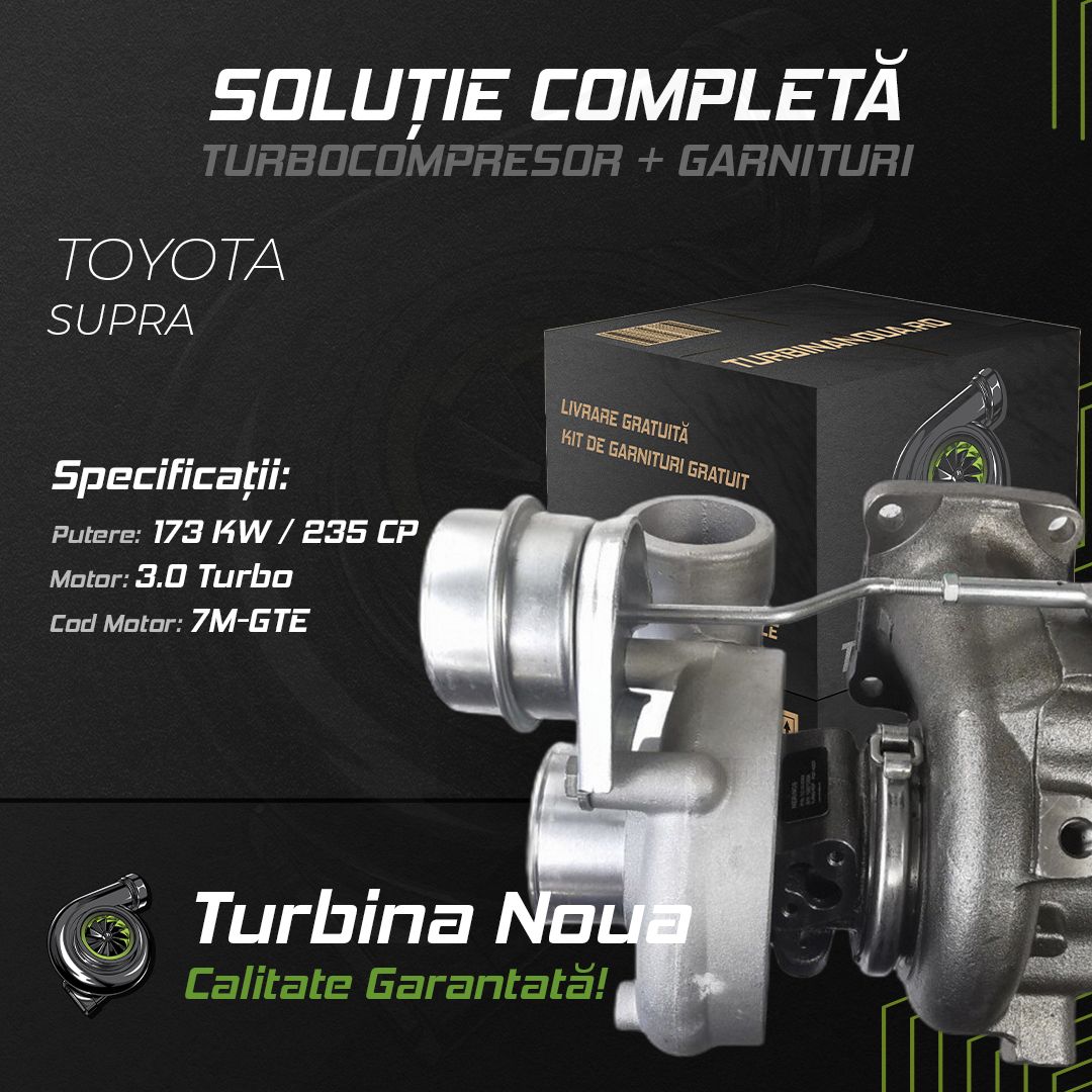 Turbina TOYOTA SUPRA 3.0 Turbo 173 KW / 235 CP Noua - Image 2