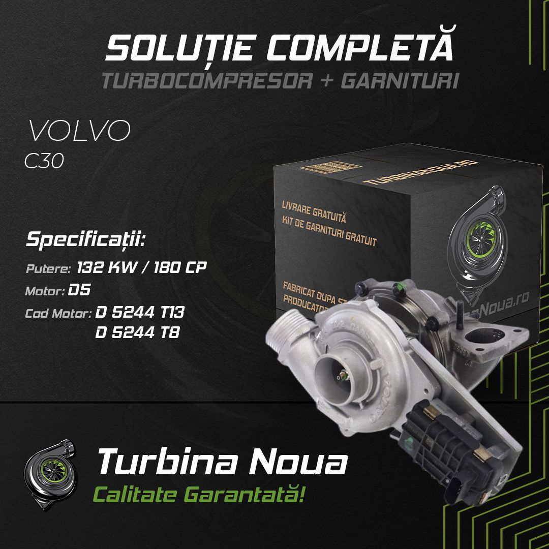 Turbina VOLVO C30 D5 132 KW / 180 CP Noua - Image 2