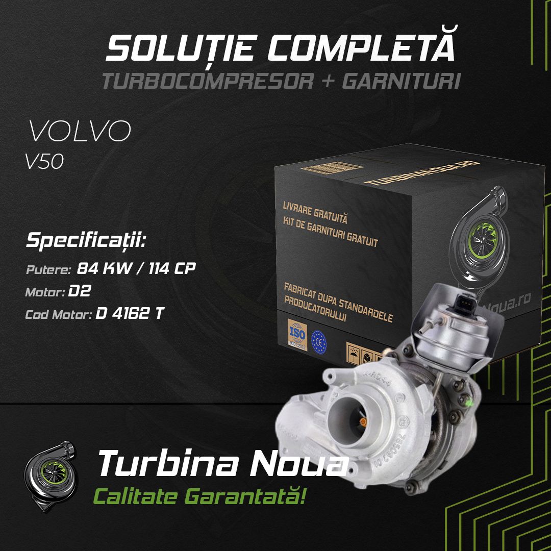 Turbina VOLVO V50 D2 84 KW / 114 CP Noua - Image 2