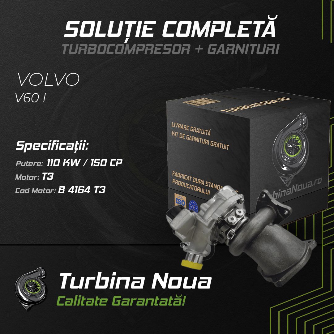 Turbina VOLVO V60 I T3 110 KW / 150 CP Noua - Image 2