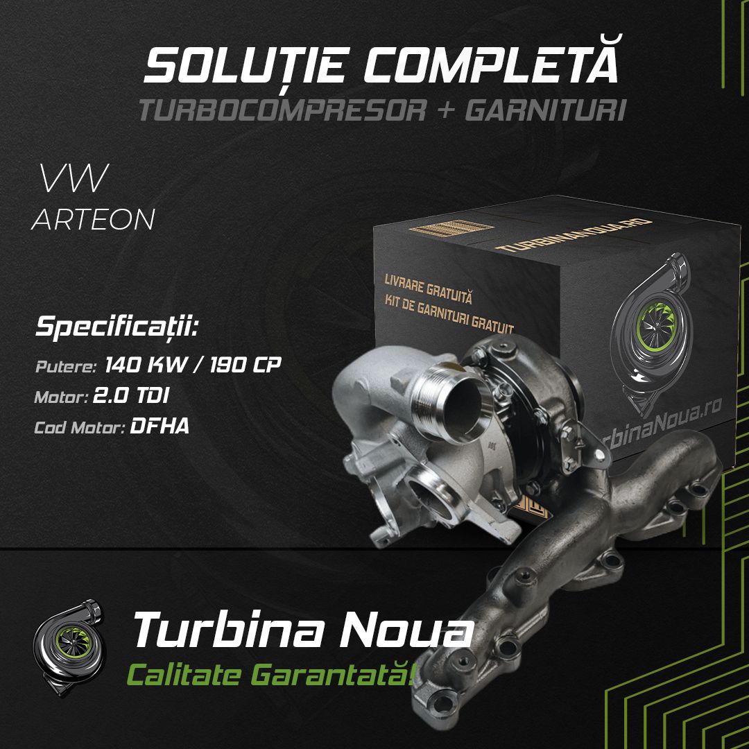 Turbina VW ARTEON 2.0 TDI 140 KW / 190 CP Noua - Image 2
