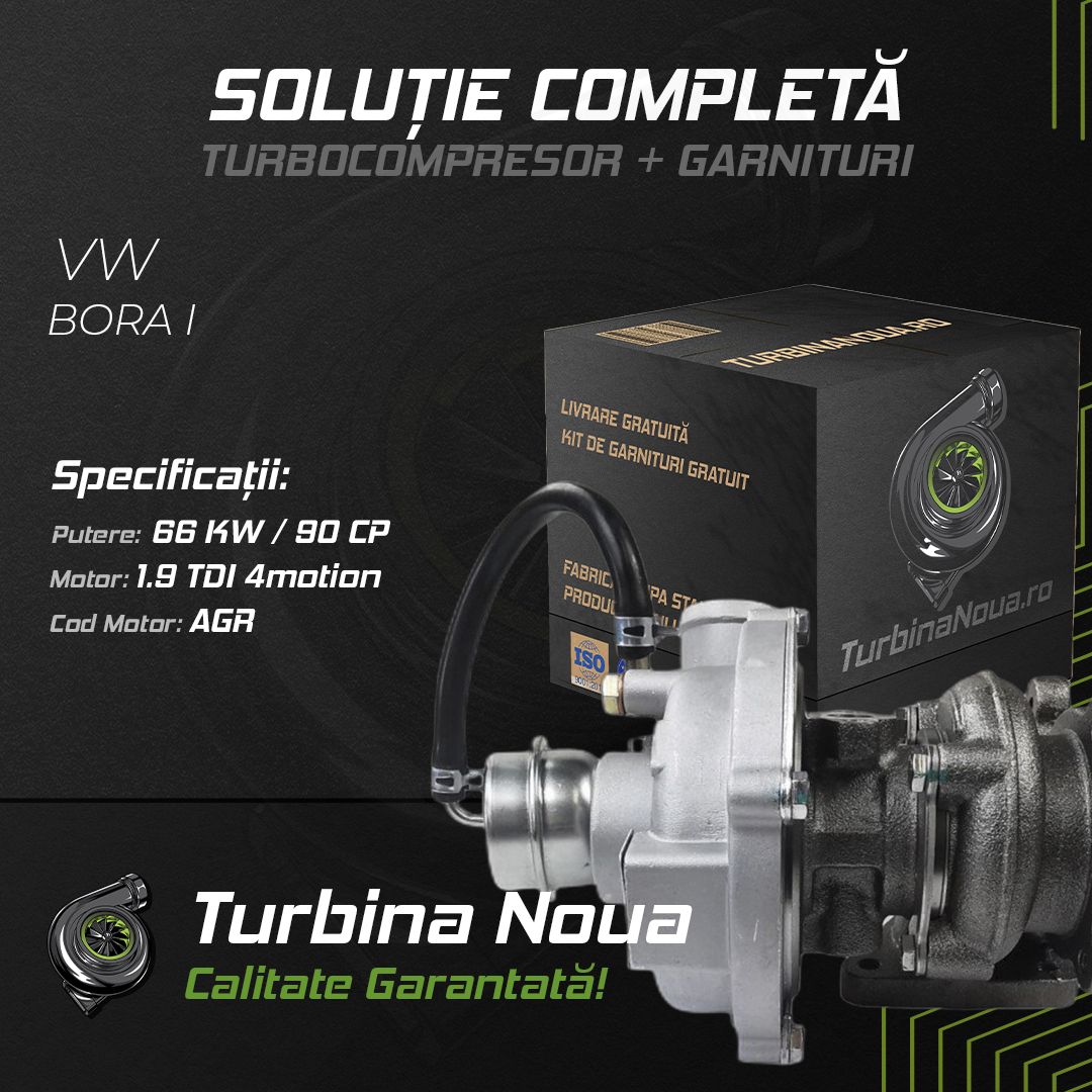 Turbina VW BORA I 1.9 TDI 4motion 66 KW / 90 CP Noua - Image 2