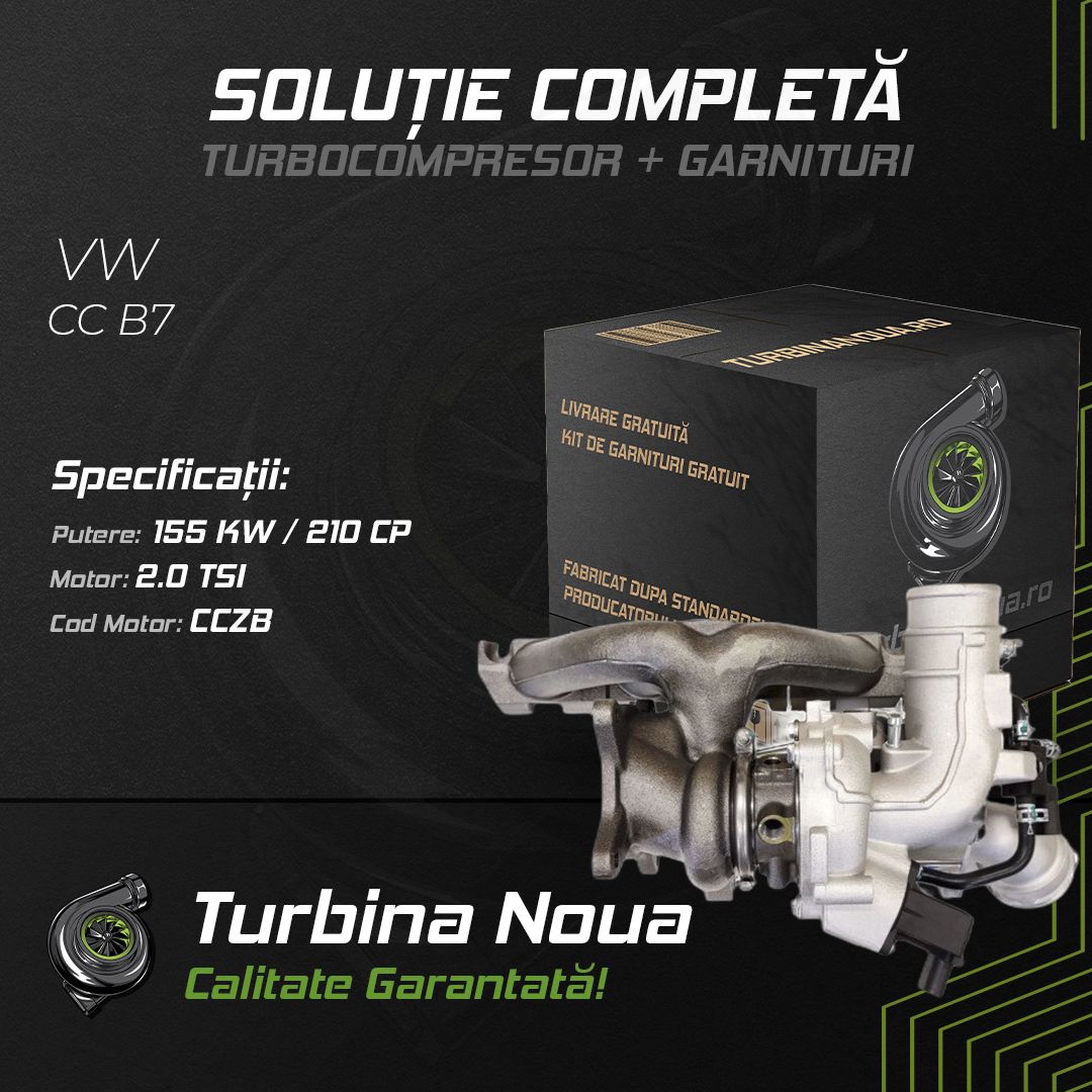 Turbina VW CC B7 2.0 TSI 155 KW / 210 CP Noua - Image 2