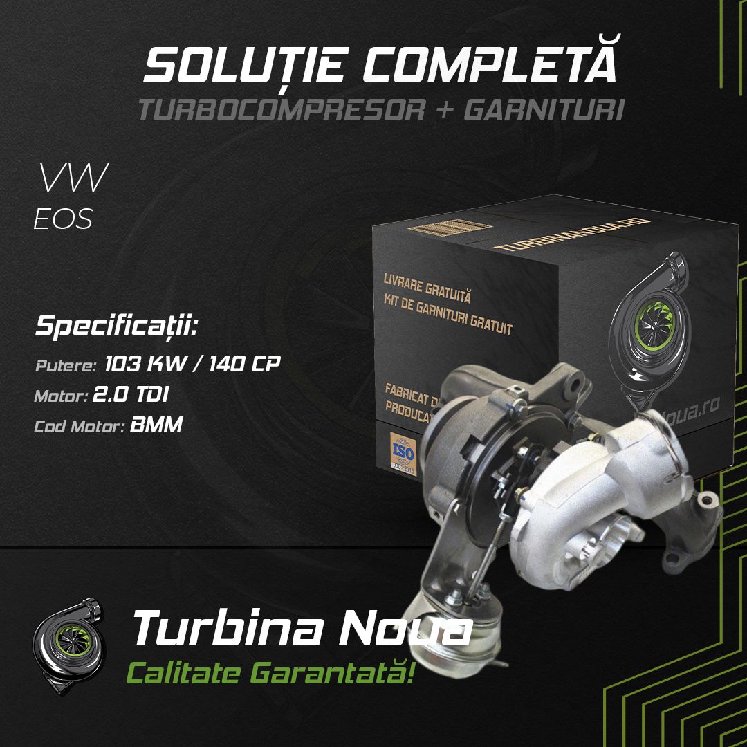 Turbina VW EOS 2.0 TDI 103 KW / 140 CP Noua - Image 2