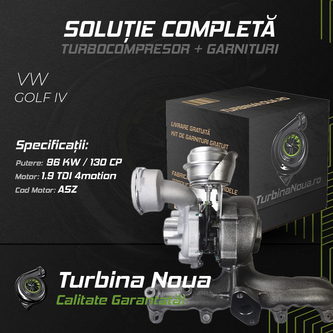 Turbina VW GOLF IV 1.9 TDI 4motion 96 KW / 130 CP Noua - Image 2