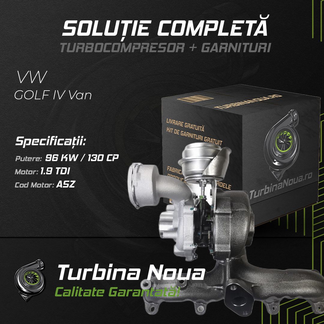 Turbina VW GOLF IV Van 1.9 TDI 96 KW / 130 CP Noua - Image 2