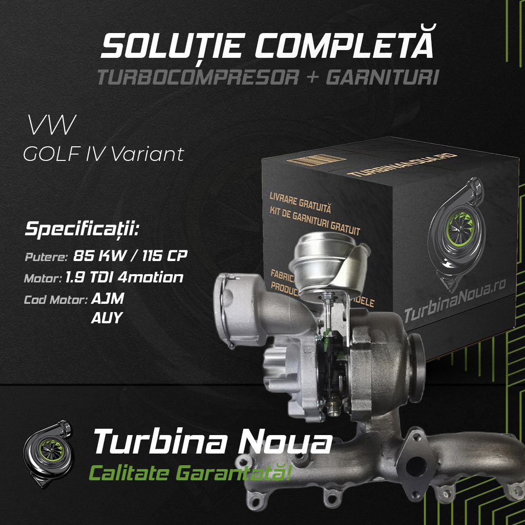 Turbina VW GOLF IV Variant 1.9 TDI 4motion 85 KW / 115 CP Noua - Image 2