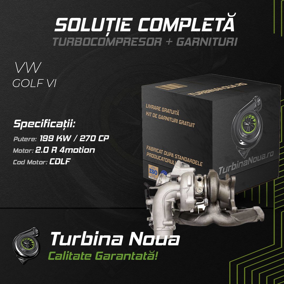 Turbina VW GOLF VI 2.0 R 4motion 199 KW / 270 CP Noua - Image 2