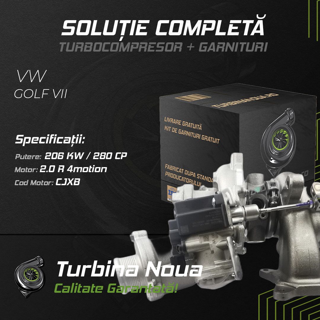 Turbina VW GOLF VII 2.0 R 4motion 206 KW / 280 CP Noua - Image 2