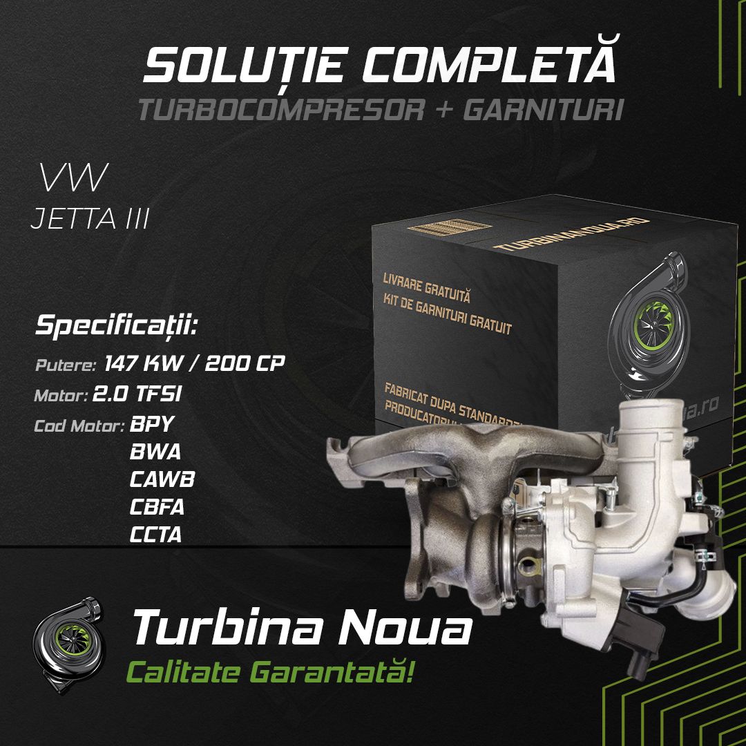 Turbina VW JETTA III 2.0 TFSI 147 KW / 200 CP Noua - Image 2