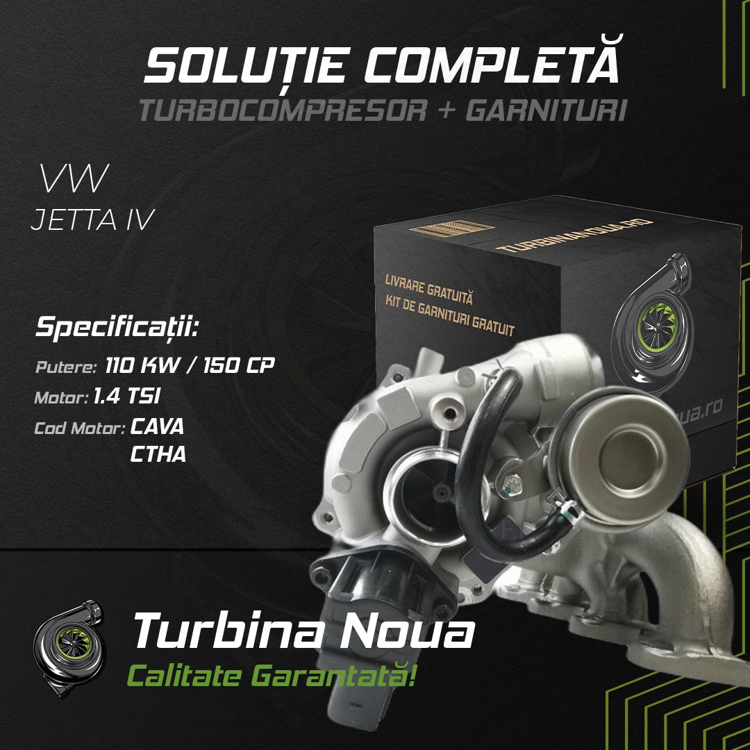 Turbina VW JETTA IV 1.4 TSI 110 KW / 150 CP Noua - Image 2