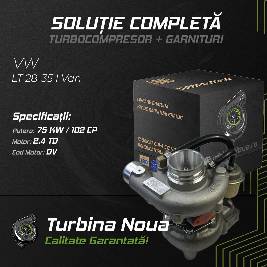 Turbina VW LT 28-35 I Van 2.4 TD 75 KW / 102 CP Noua - Image 2
