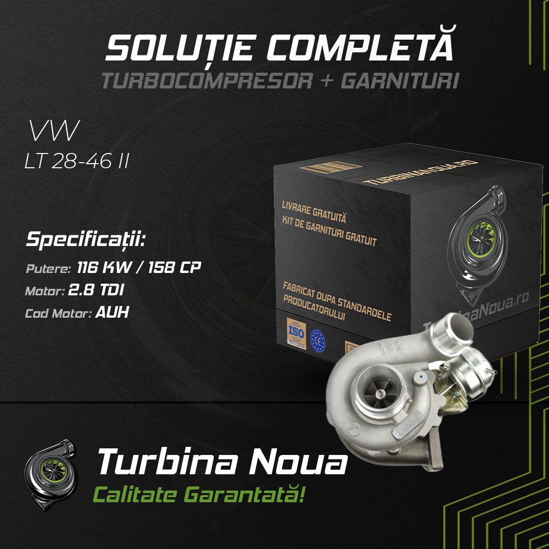Turbina VW LT 28-46 II 2.8 TDI 116 KW / 158 CP Noua - Image 2