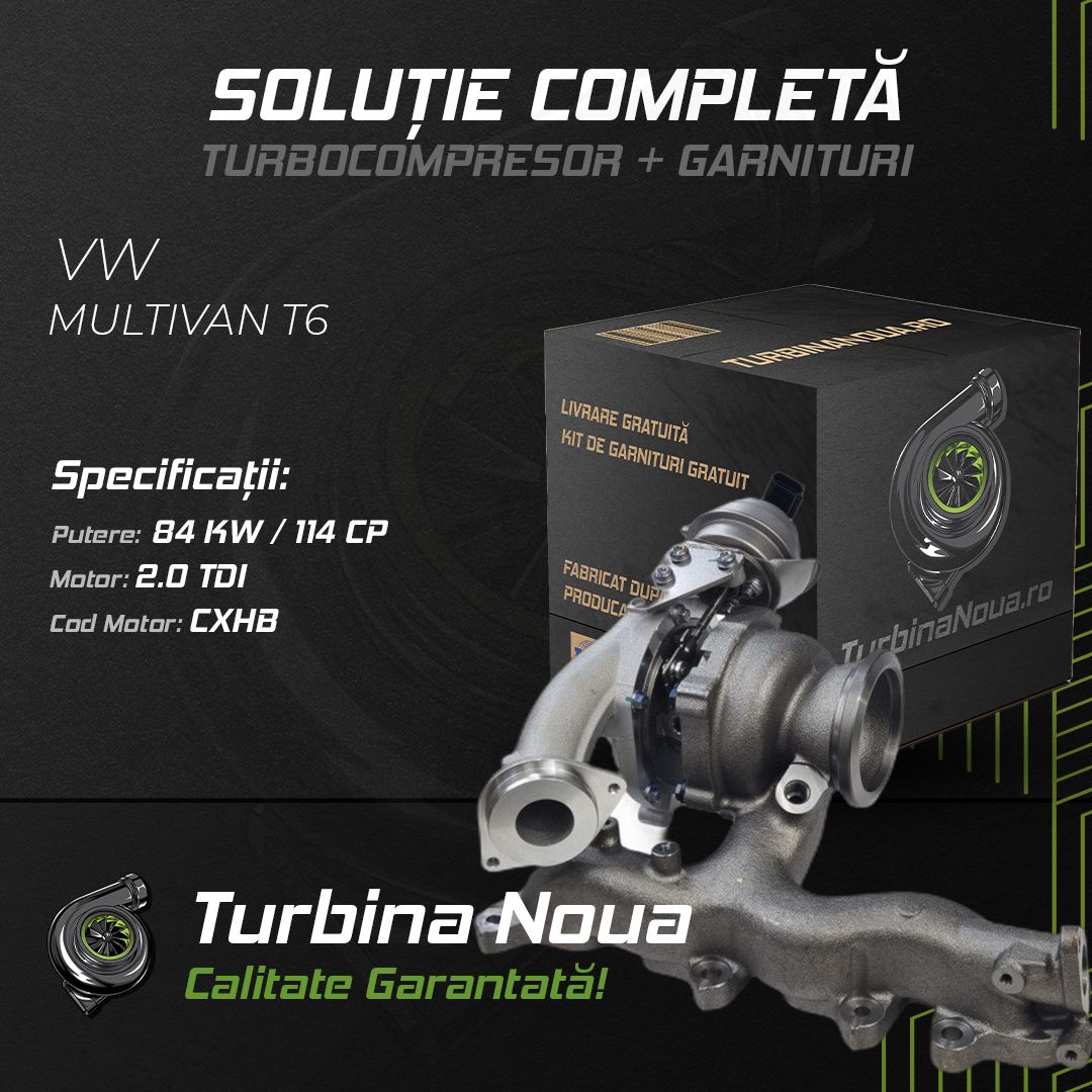 Turbina VW MULTIVAN T6 2.0 TDI 84 KW / 114 CP Noua - Image 2