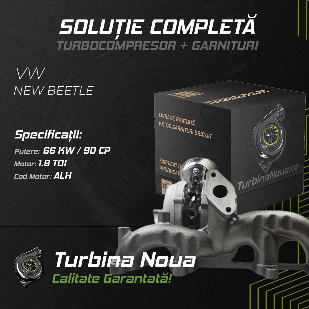 Turbina VW NEW BEETLE 1.9 TDI 66 KW / 90 CP Noua - Image 2