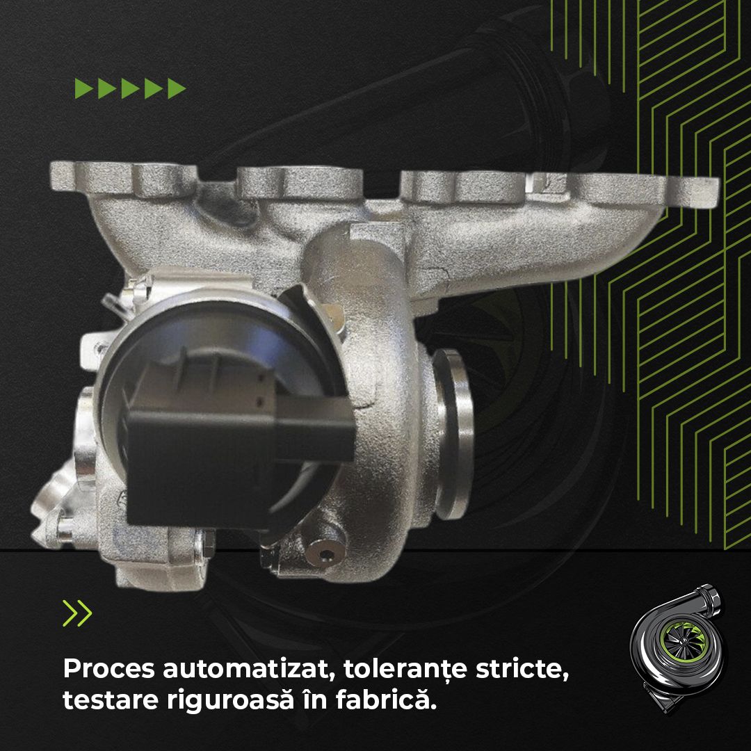 Turbina VW PASSAT B7 2.0 TDI 100 KW / 136 CP Noua - Image 4