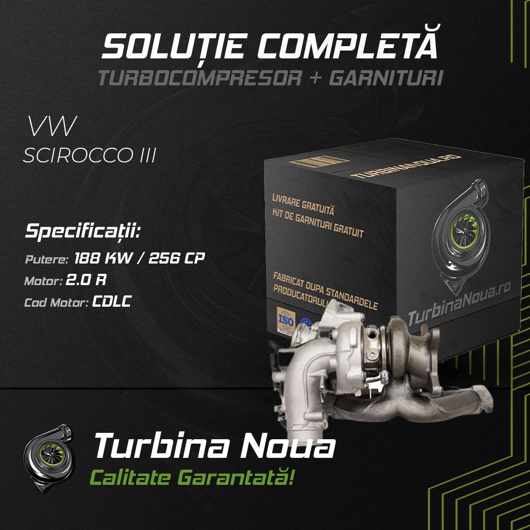 Turbina VW SCIROCCO III 2.0 R 188 KW / 256 CP Noua - Image 2