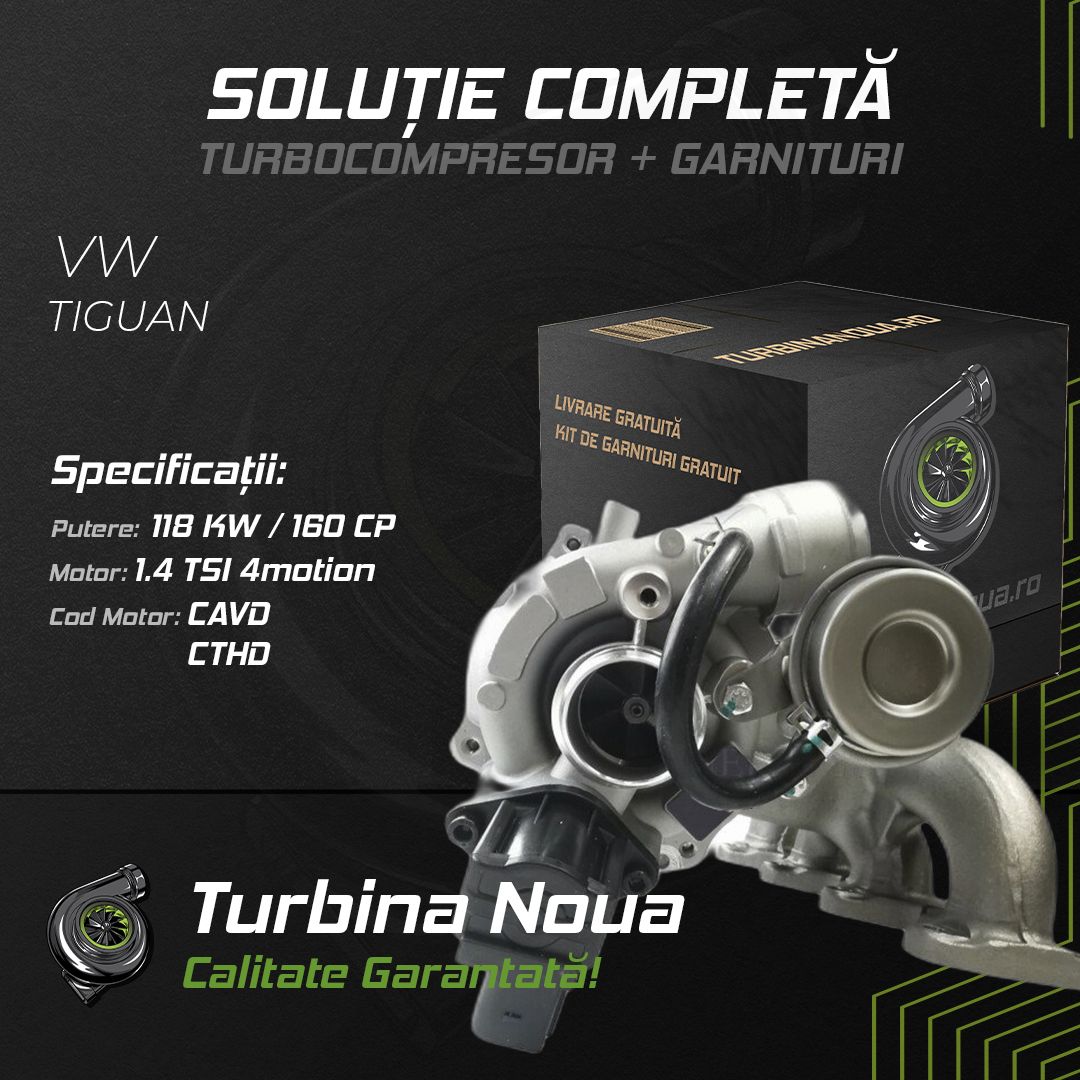 Turbina VW TIGUAN 1.4 TSI 4motion 118 KW / 160 CP Noua - Image 2