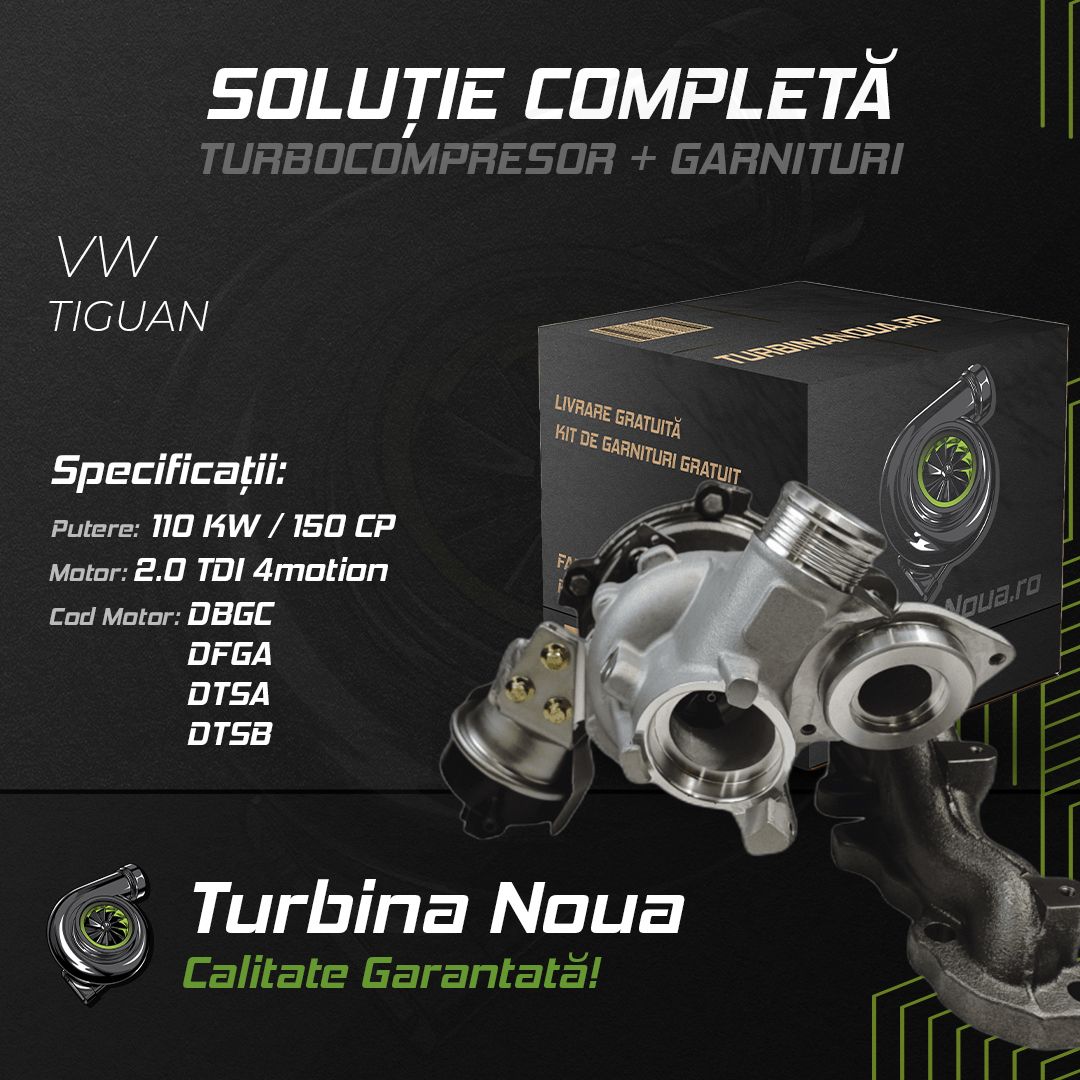 Turbina VW TIGUAN 2.0 TDI 4motion 110 KW / 150 CP Noua - Image 2