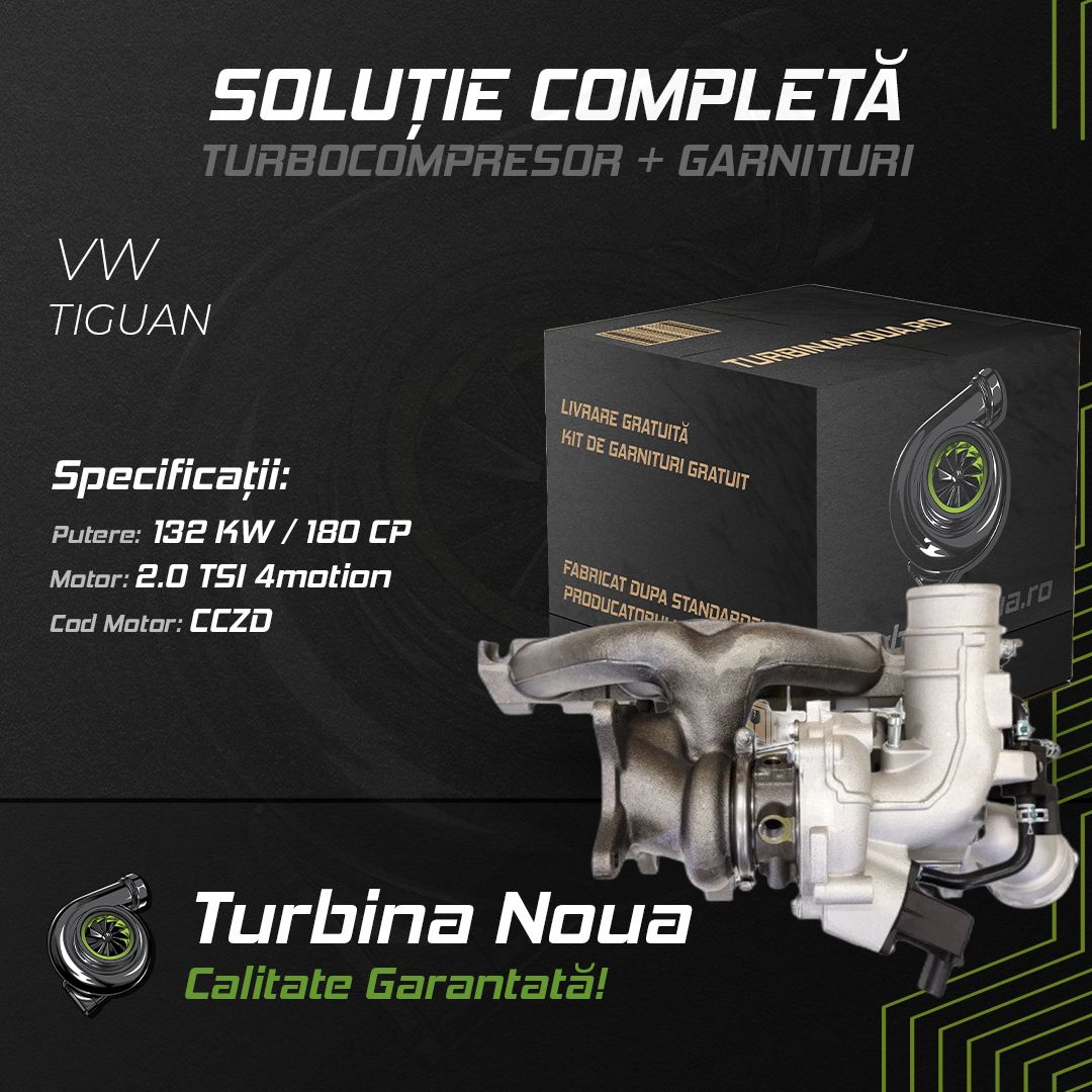Turbina VW TIGUAN 2.0 TSI 4motion 132 KW / 180 CP Noua - Image 2