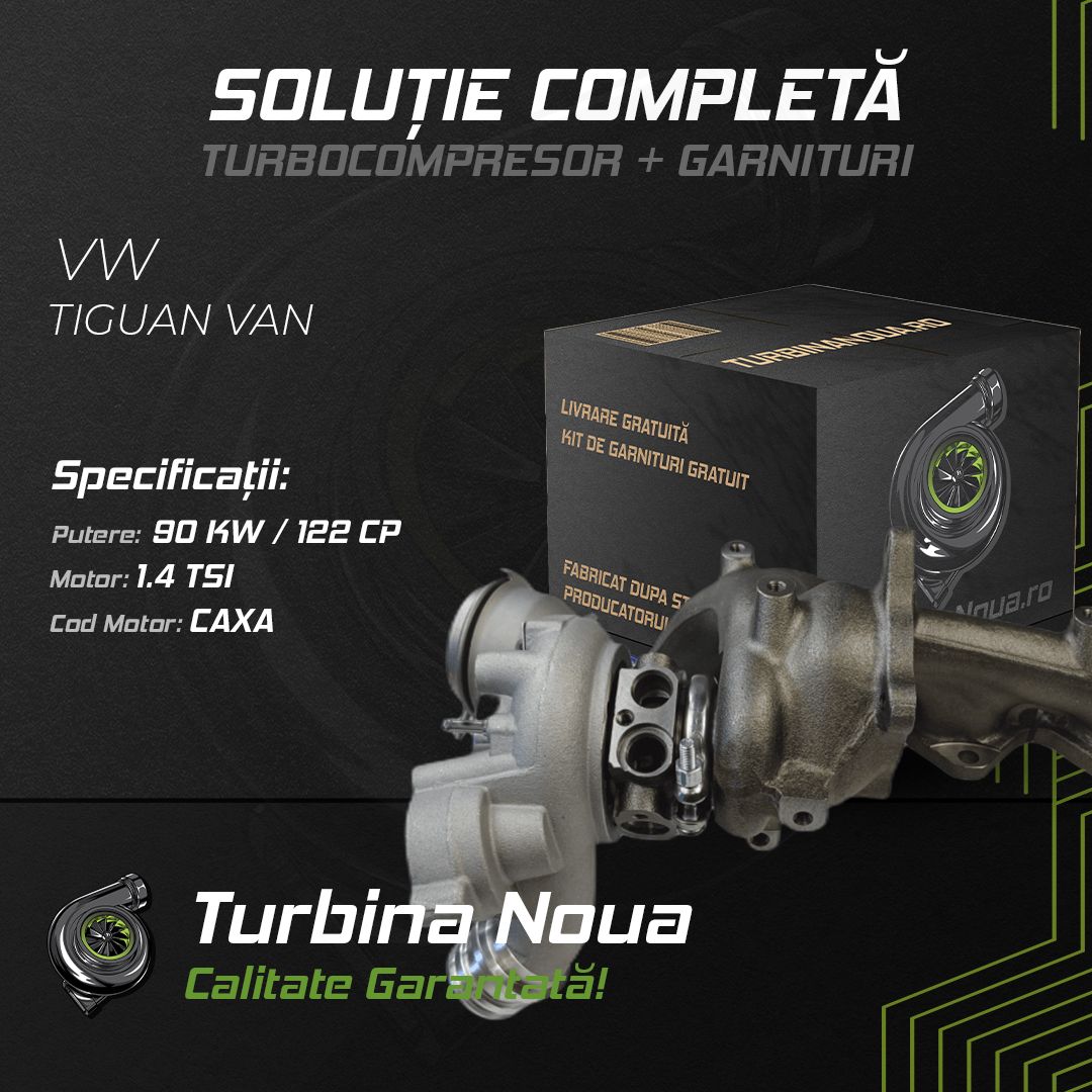 Turbina VW TIGUAN VAN 1.4 TSI 90 KW / 122 CP Noua - Image 2