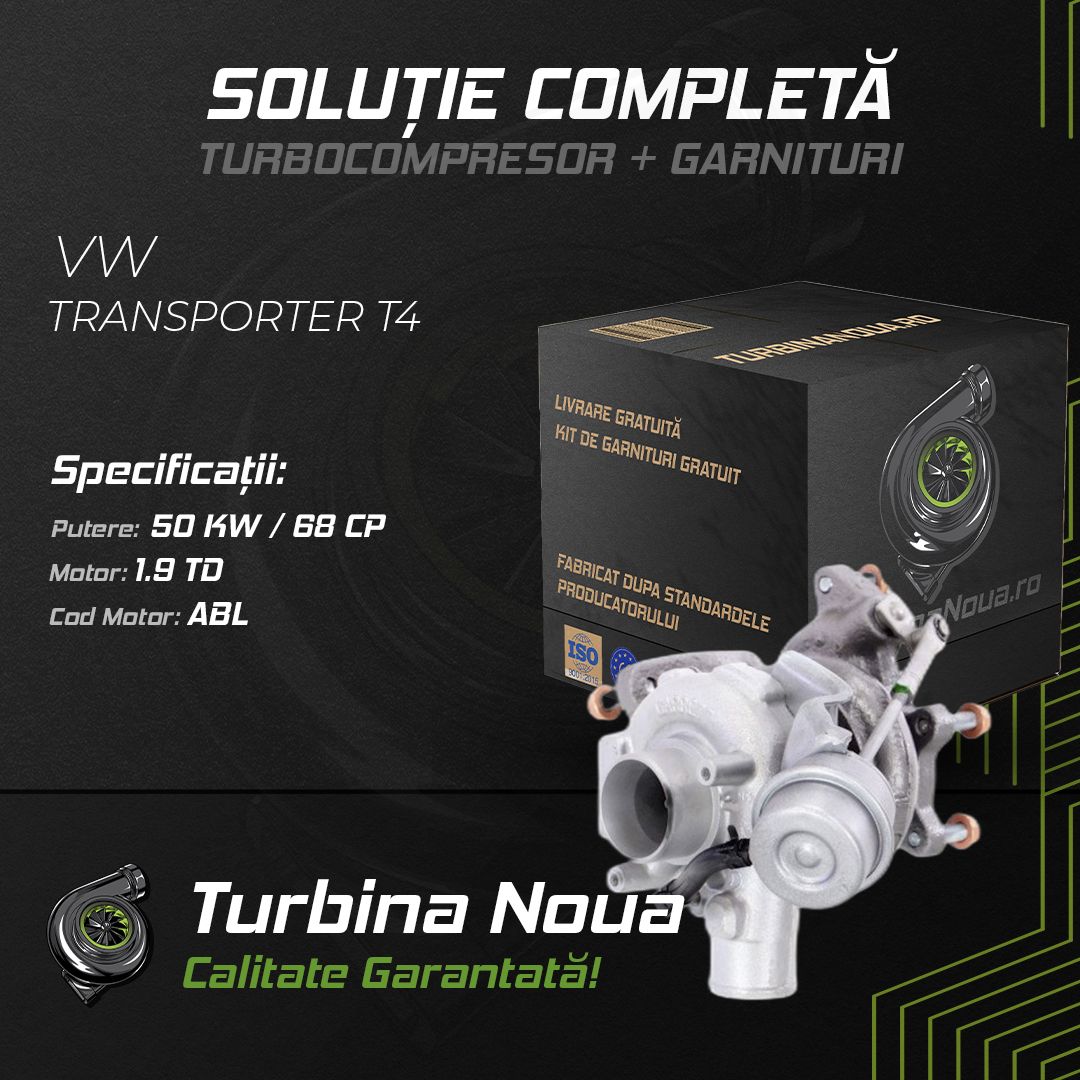 Turbina VW TRANSPORTER T4 1.9 TD 50 KW / 68 CP Noua - Image 2
