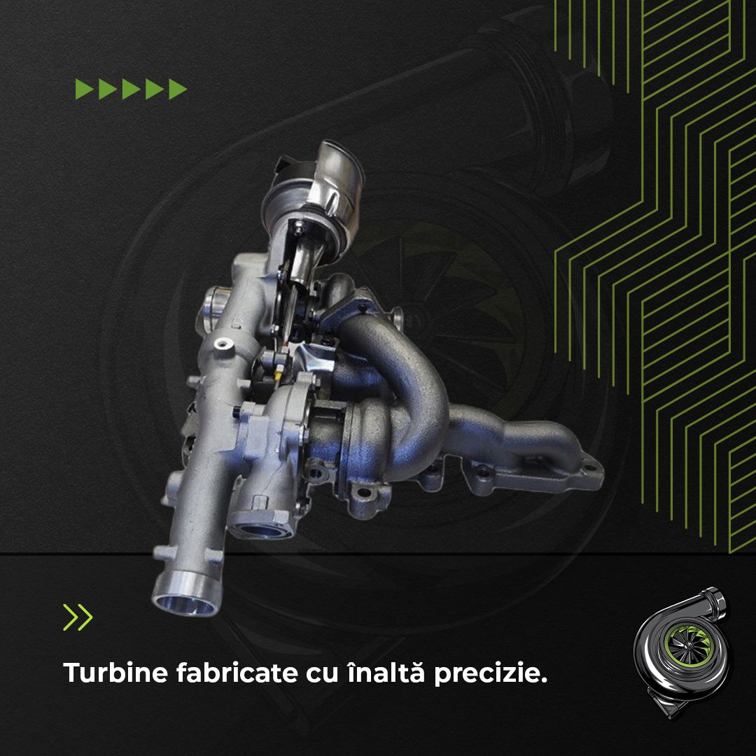 Turbina VW TRANSPORTER T5 Bus 2.0 BiTDI 132 KW / 180 CP Noua - Image 3