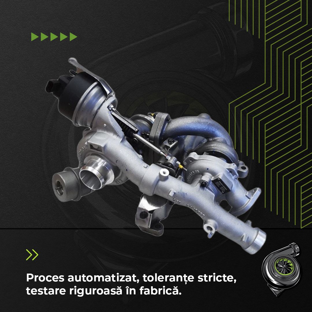 Turbina VW TRANSPORTER T5 Bus 2.0 BiTDI 132 KW / 180 CP Noua - Image 4