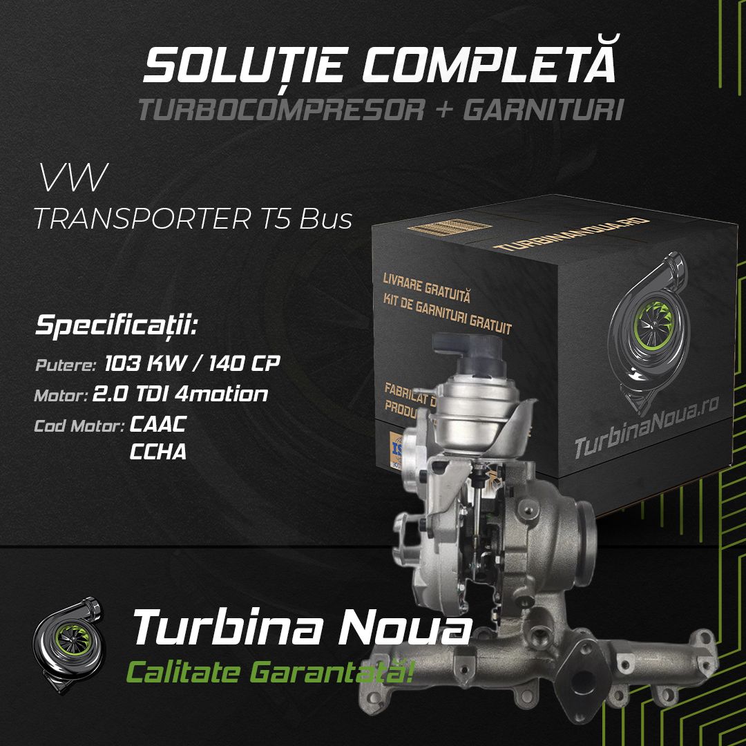 Turbina VW TRANSPORTER T5 Bus 2.0 TDI 4motion 103 KW / 140 CP Noua - Image 2