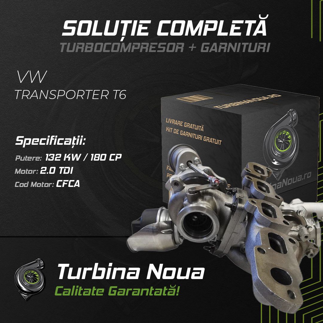 Turbina VW TRANSPORTER T6 2.0 TDI 132 KW / 180 CP Noua - Image 2