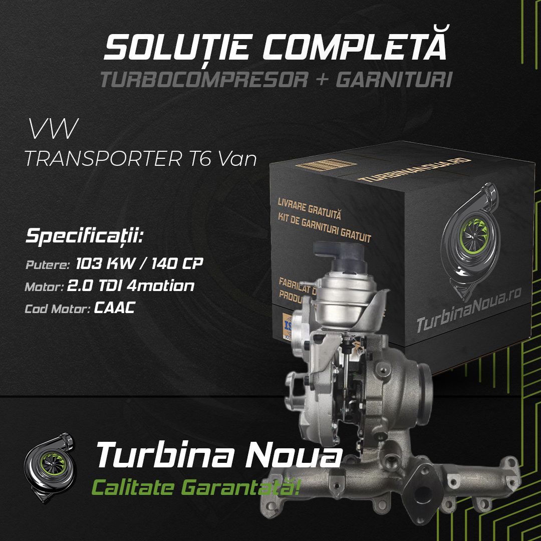 Turbina VW TRANSPORTER T6 Van 2.0 TDI 4motion 103 KW / 140 CP Noua - Image 2